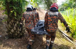 Lelaki maut, kenderaan pacuan empat roda langgar batu, jatuh dalam gaung
