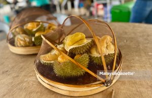 Durian dalam talam tutup kelambu beri kelainan tarik pelanggan