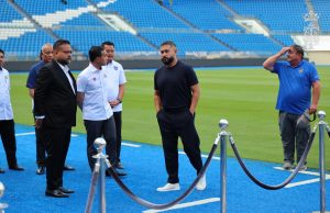 Tunku Ismail tinjau kerja naik taraf Stadium Sultan Ibrahim