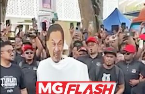 Polis Siasat Peserta Himpunan Bawa, Sebat Patung Mirip PM #MGFlash