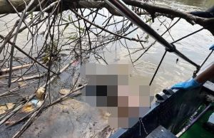 Mayat lelaki ditemui tersangkut di tebing sungai