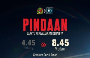 Liga A1: Kedah FA dapat kebenaran main waktu malam