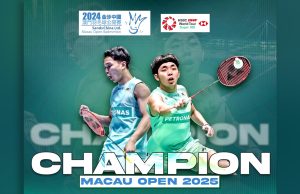 Wan Arif-Roy King Juara Terbuka Macau