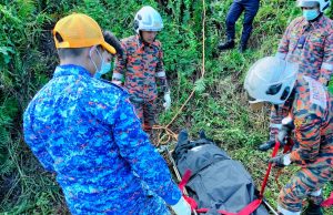 Lelaki hilang ditemukan maut kereta terjunam dalam gaung