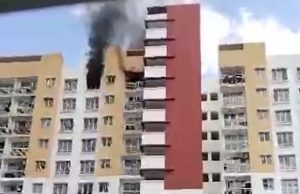 Sebuah apartmen tingkat 18 di Semenyih terbakar