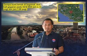 Jambatan, jejantas, empangan tidak terjejas akibat gempa bumi