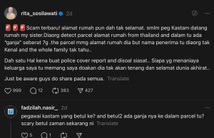 Polis minta Rita Sosilawati beri maklumat bungkusan ganja