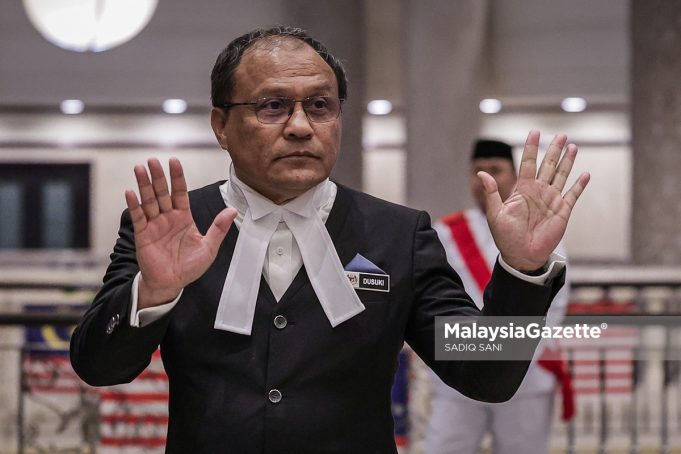 MGF06082025 - KETUA PEGUAM NEGARA-2 Peguam Negara, Tan Sri Mohd Dusuki Mokhtar pada Majlis Menghormati Pelantikan Ketua Hakim Negara di Istana Kehakiman, Putrajaya. Foto SADIQ SANI, 06 OGOS 2025
