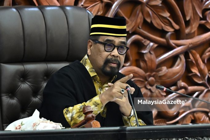 Timbalan Yang di-Pertua Dewan Rakyat, Datuk Ramli Mohd Nor pada Mesyuarat Pertama Penggal Keempat Parlimen ke-15 di Bangunan Parlimen, Kuala Lumpur. Foto JABATAN PENERANGAN MALAYSIA, 27 FEBRUARI 2025.