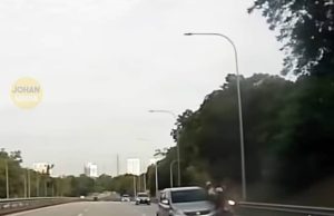 Terlelap ketika memandu, wanita langgar motosikal seret penunggang, pembonceng