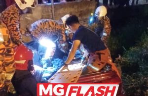 Tiga Remaja Maut, Tiga Cedera Kereta Terbabas Dalam Parit #MGFlash