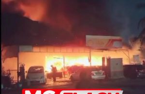Bengkel Terbakar Di Shah Alam, Lebih 40 Kenderaan Musnah #MGFlash