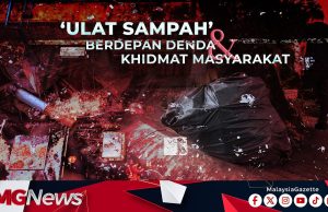 Awas “Ulat Sampah”! Pakai Baju Hijau Cuci Longkang Dan Bayar Kompaun