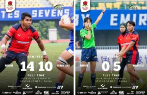 Ragbi: Bunga Raya 7s keenam, skuad wanita kelapan di Hangzhou