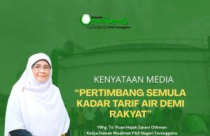 Muslimat Pas gesa Terengganu teliti semula kadar tarif air