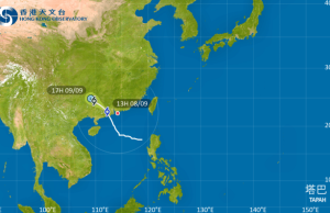 Hong Kong dilanda Ribut Tropika Tapah