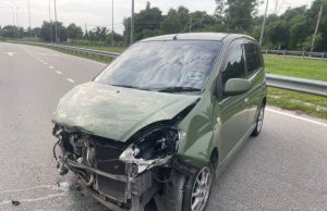 Wanita maut ketika buat pusingan U di Jalan Kluang-Ayer Hitam