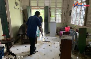 Dua rumah dilanda banjir kilat di Kangkar Pulai