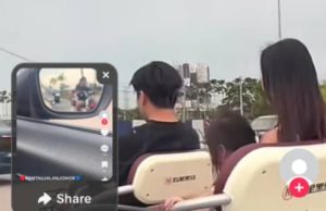 Polis siasat video tular tiga beranak naik skuter elektrik atas jalan raya