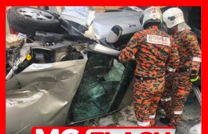 Suami Maut, Isteri Cedera Selepas Kereta Terbabas #MGFlash