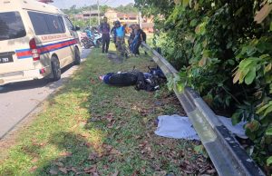 OKU maut tercampak motosikal bertembung pikap