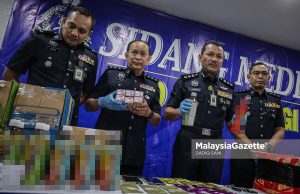 Dua lelaki ‘transporter’ dadah dicekup, 503 botol cecair MDMA dirampas