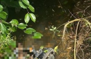 Operator jengkaut temui mayat reput bersama motosikal dalam parit
