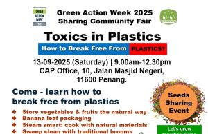 CAP anjur Minggu Tindakan Hijau, fokus hidup bebas plastik