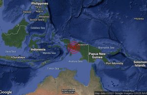 Gempa bumi kuat di Papua, Indonesia