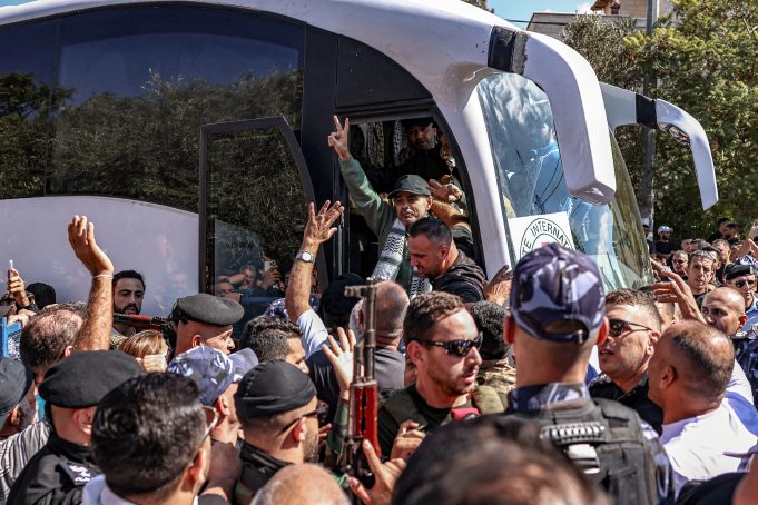 PALESTINIAN-ISRAEL-CONFLICT-HOSTAGES-PRISONERS-SWAP