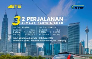 Ketepatan masa ETS Kluang–KL perlu ditambah baik