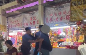 Lelaki buat kecoh di kuil ditahan polis