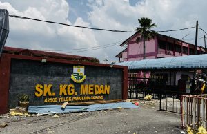Infrastruktur SK Kg Medan musnah kerana berada di laluan puting beliung