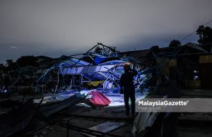 Orang awam jangan ceroboh kawasan dilanda ribut – Polis