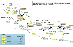 Penutupan sementara lebuhraya sempena RHB Lekas Highway Ride 2025