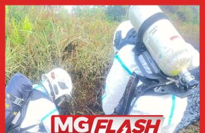 Tapak Kasut Bomba Terhakis Ketika Padam Lori Bawa Kimia Terbakar #MGFlash