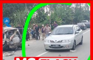 Dua Maut Terbabit Nahas Tiga Kenderaan Depan Masjid #MGFlash