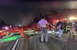 Helikopter perubatan bawa tiga penumpang terhempas di California
