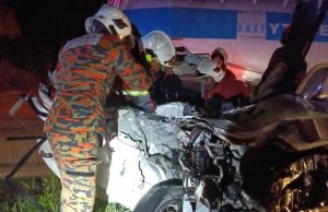 Pemandu lelaki maut langgar treler simen