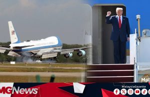 Saifuddin Nasution Hantar Trump Pulang, Air Force One Tinggalkan Malaysia