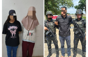 Tiga individu masuk Malaysia secara haram ditahan