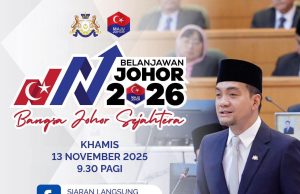 MB bentang Belanjawan Johor 2026 Khamis ini