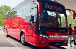 Bas baru Sanwa Tours lengkap sistem ADAS dan DMS