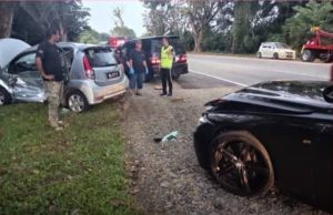 Warga emas maut tersepit, kemalangan libat dua kereta