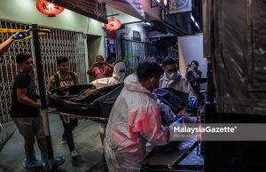 Warga asing ditemui mati dibunuh di tangga rumah kedai