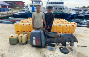 Dua warga asing cuba seludup minyak dicekup