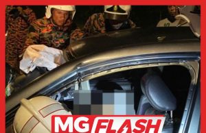 Lelaki Maut Kereta Dipandu Bertembung Lori Simen #MGFlash