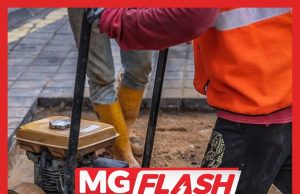 Mendapan jalan di Masjid India berlaku secara setempat, jalan dibuka semula #MGFlash