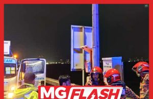 Bukan Saya Yang Terjatuh Di Jambatan P. Pinang” #MGFlash