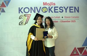 Kristie Terima Pingat Emas Canselor UMS
